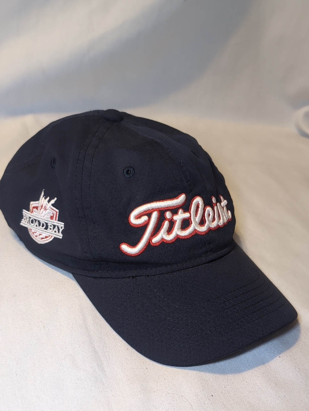 Titleist Broad Bay Country Club Adjustable Golf Hat Cap Red White Blue
